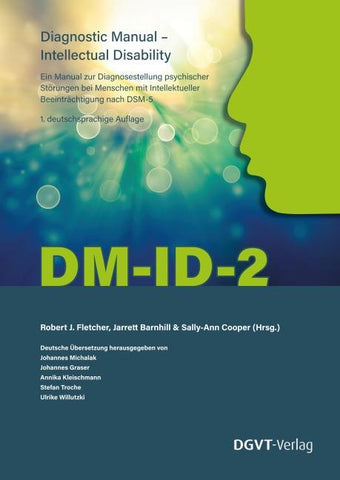 Diagnostic Manual – Intellectual Disability: DM-ID-2