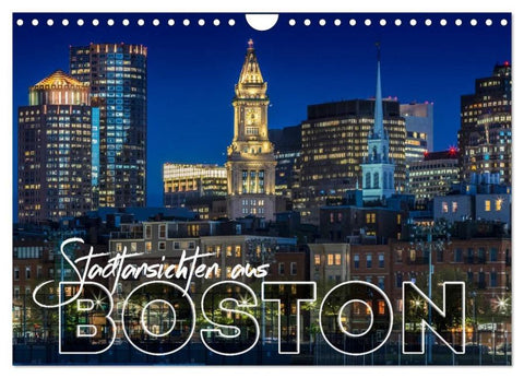 Stadtansichten aus Boston (Wandkalender 2026 DIN A4 quer), CALVENDO Monatskalender