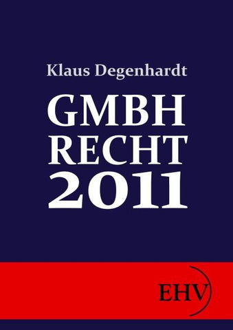 GMBH-RECHT 2011