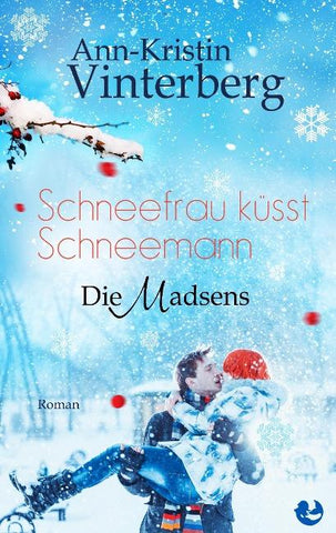 Schneefrau küsst Schneemann