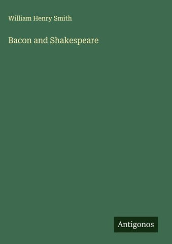 Bacon and Shakespeare