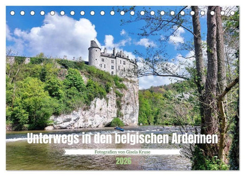 Unterwegs in den belgischen Ardennen (Tischkalender 2026 DIN A5 quer), CALVENDO Monatskalender