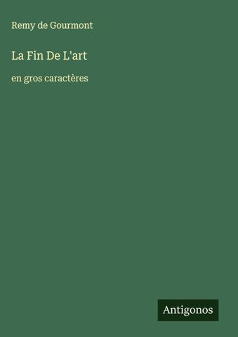 La Fin De L'art