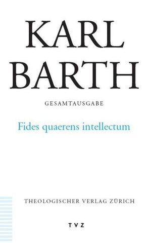 Karl Barth Gesamtausgabe