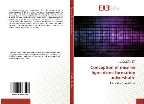 Conception et mise en ligne d'une formation universitaire