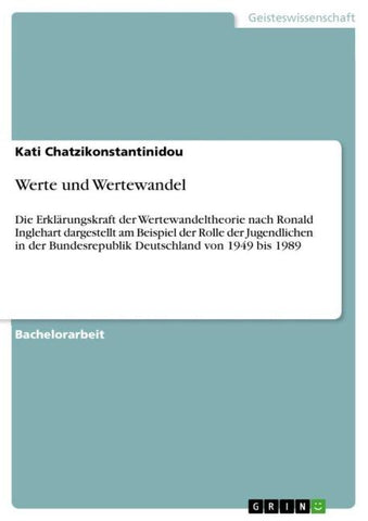 Werte und Wertewandel