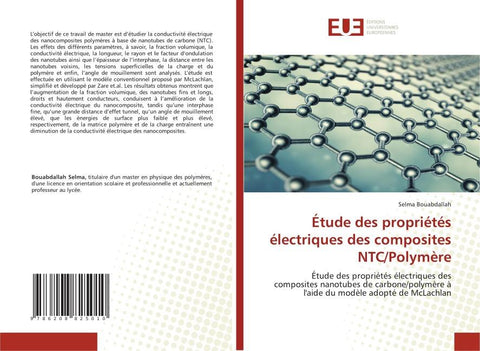 Étude des propriétés électriques des composites NTC/Polymère