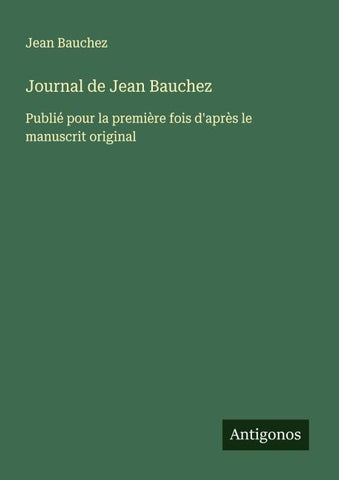 Journal de Jean Bauchez