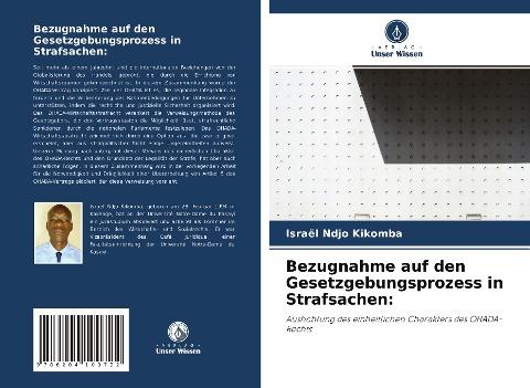 Bezugnahme auf den Gesetzgebungsprozess in Strafsachen: