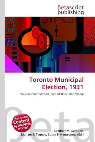 Toronto Municipal Election, 1931