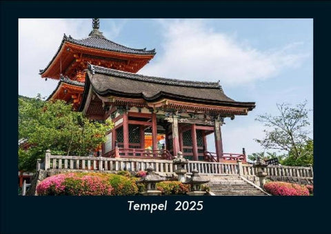 Tempel  2025 Fotokalender DIN A5