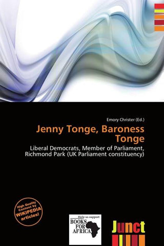 Jenny Tonge, Baroness Tonge