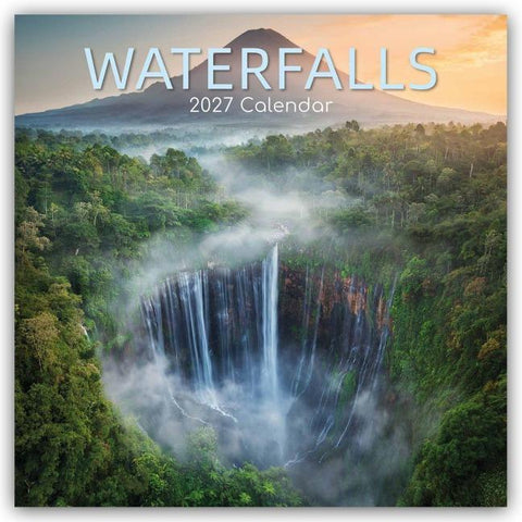 Waterfalls – Wasserfälle 2027 – 16-Monatskalender