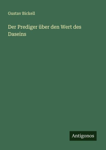 Der Prediger über den Wert des Daseins