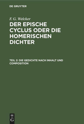 Die Gedichte nach Inhalt und Composition