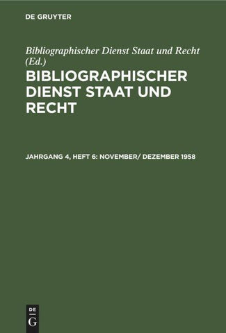 November/ Dezember 1958