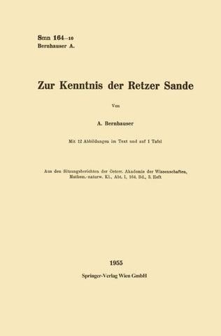 Zur Kenntnis der Retzer Sande