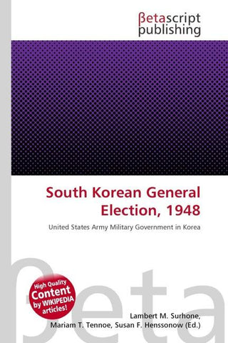 South Korean General Election, 1948