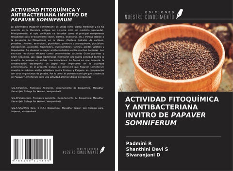 ACTIVIDAD FITOQUÍMICA Y ANTIBACTERIANA INVITRO DE PAPAVER SOMNIFERUM