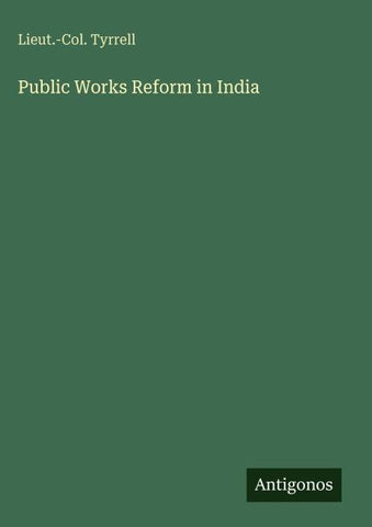 Public Works Reform in India