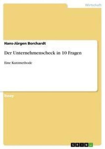 Der Unternehmenscheck in 10 Fragen