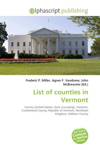 List of counties in Vermont