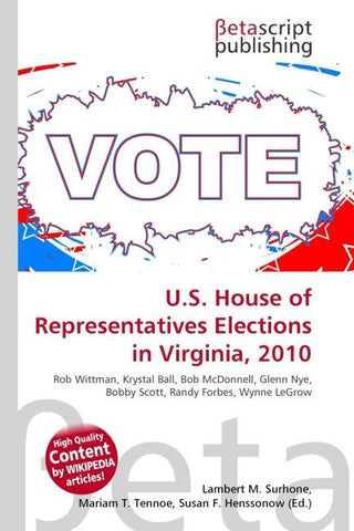 U.S. House of Representatives Elections in Virginia, 2010