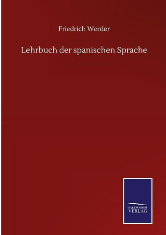 Lehrbuch der spanischen Sprache
