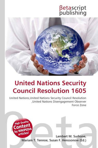 United Nations Security Council Resolution 1605