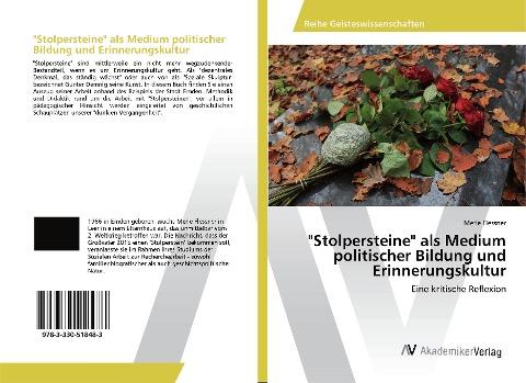 "Stolpersteine" als Medium politischer Bildung und Erinnerungskultur