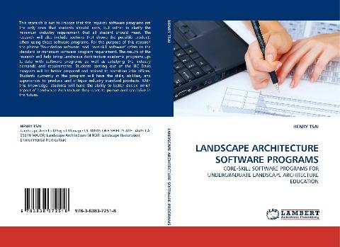 LANDSCAPE ARCHITECTURE SOFTWARE PROGRAMS