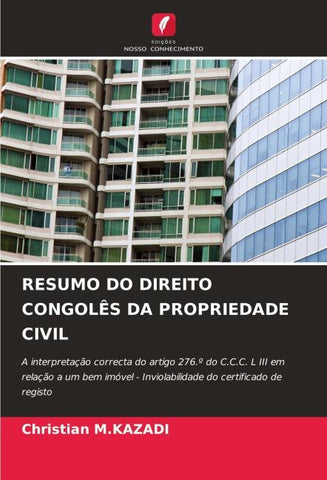 RESUMO DO DIREITO CONGOLÊS DA PROPRIEDADE CIVIL