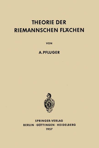 Theorie der Riemannschen Flächen