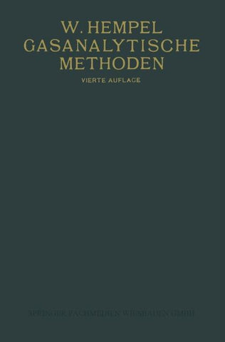 Gasanalytische Methoden
