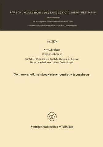 Elementverteilung in koexistierenden Festkörperphasen