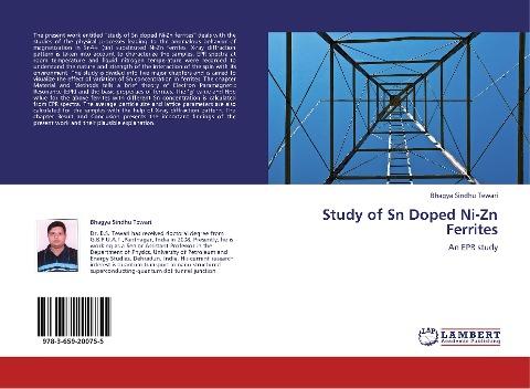 Study of Sn Doped Ni-Zn Ferrites