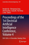 Proceedings of the 1st Electrical Artificial Intelligence Conference, Volume 4