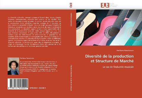 Diversité de la production et Structure de Marché