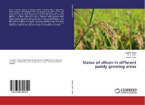 Status of silicon in different paddy growing areas