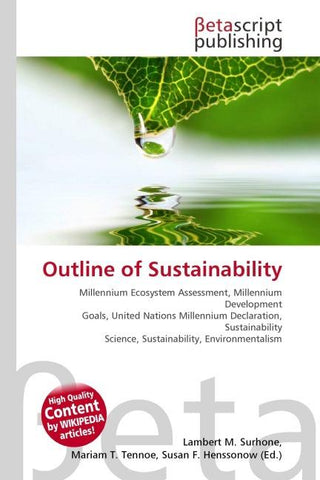Outline of Sustainability