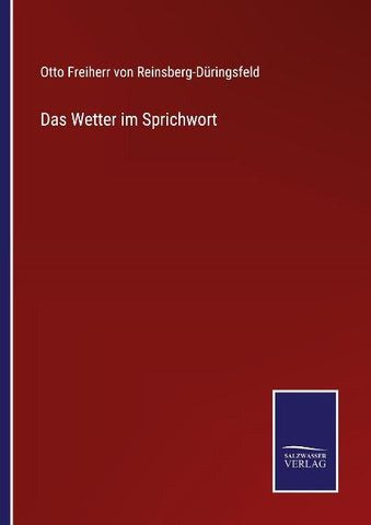 Das Wetter im Sprichwort