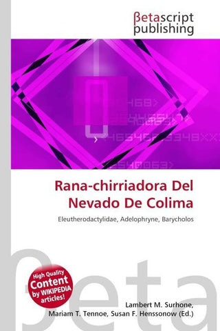 Rana-chirriadora Del Nevado De Colima