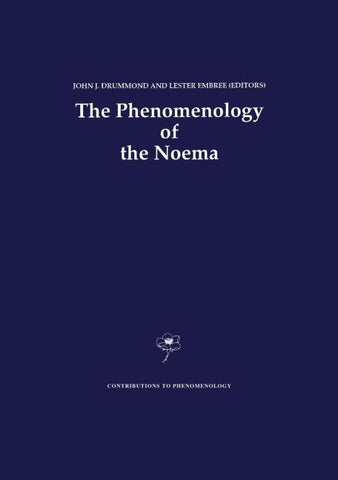 The Phenomenology of the Noema