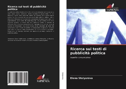 Ricerca sui testi di pubblicità politica