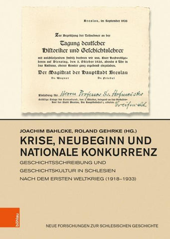 Krise, Neubeginn und nationale Konkurrenz