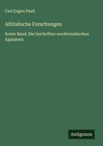 Altitalische Forschungen