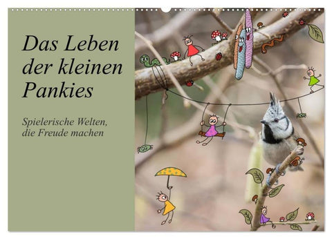 Das Leben der kleinen Pankies (Wandkalender 2026 DIN A2 quer), CALVENDO Monatskalender