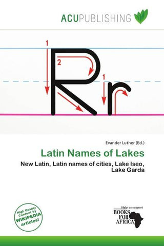 Latin Names of Lakes
