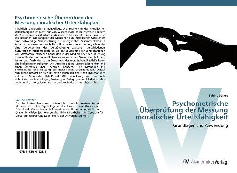 Psychometrische Überprüfung der Messung moralischer Urteilsfähigkeit