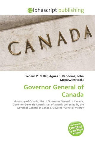 Governor General of Canada